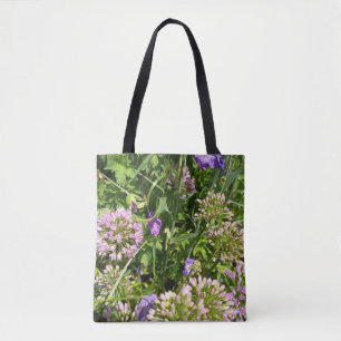 Sac à main Jardin de fleurs sauvages violettes F