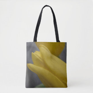 Sac à main jaune tulipe – Art botanique audacieux