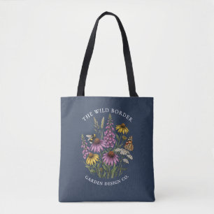 Sac à main marine abeille papillon jardin faunique