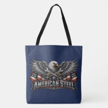 Sac à main marine en acier américain Eagle et Clés