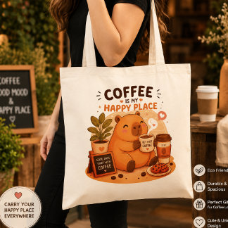 Sac à main mignon Capybara amateur de café | Le ca