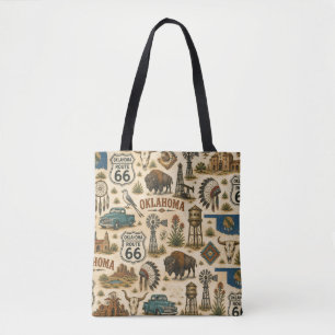 Sac à main Oklahoma Route 66 Prairie Carryall