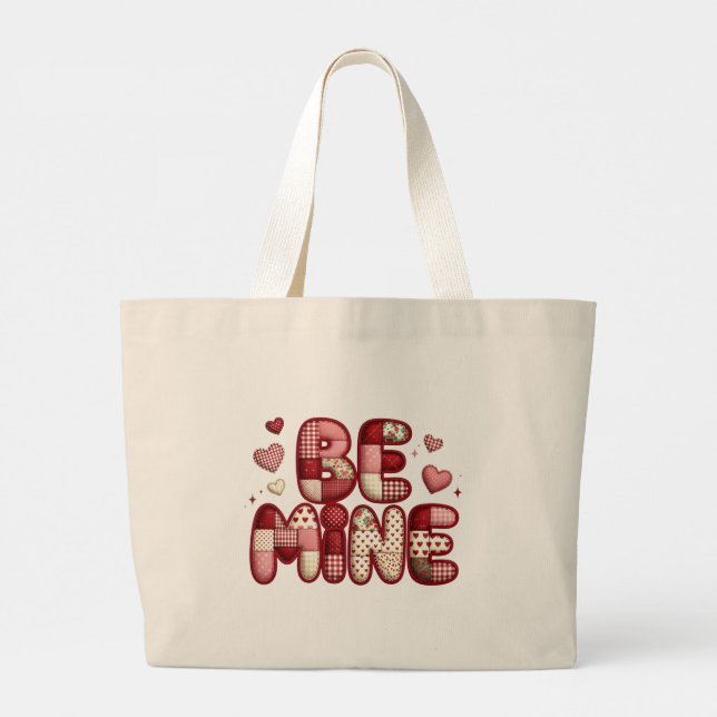 Sac à main patchwork "Be Mine" pour la Saint-Valen (Dos)