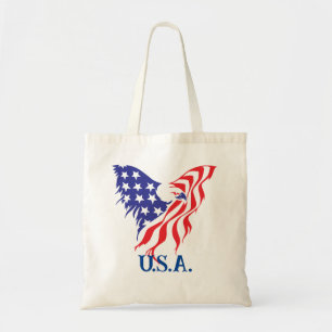 Sac à main patriotique "É.-U." Monogramme