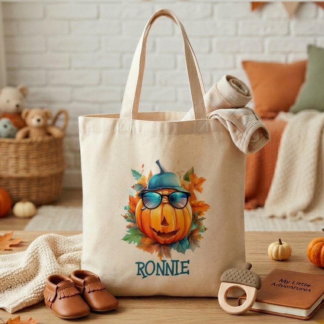 Sac à main personnalisé pour enfants avec citrouil (Créateur téléchargé)