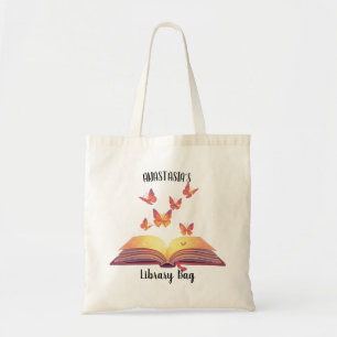 Sac à main personnalisé pour fille de bibliothèque