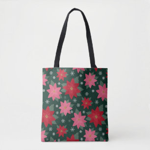 Sac à main Poinsettias de Noël Préparatoire Lumine