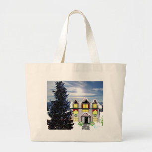 Sac à main pour scène de Noël avec maison conforta