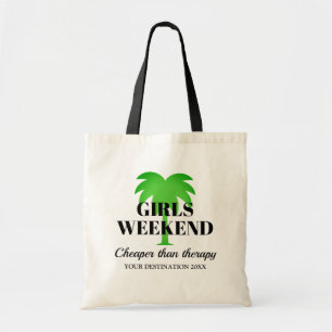 Sac à main pour week-end entre filles avec palmier