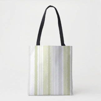 Sac à main rayé aquarelle vert sauge gris