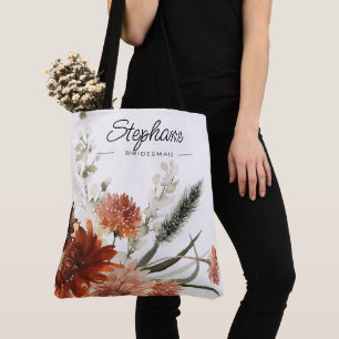 Sac à main rustique floral pour demoiselle d'honne
