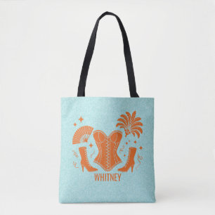 Sac à main Showgirl de Las Vegas Orange + Sarcelle