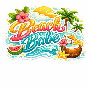 Sac À Main Tropical De Vacances D'été De Plage Bab