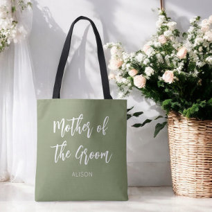 Sac à main vert sauge pour la mère du marié