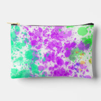 Sac à Maquillage Éclaboussure Aquarelle Vibrante |