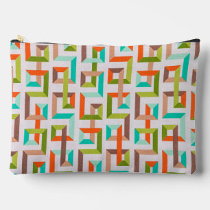 Sac à motifs géométriques 3D Rétro vibrant