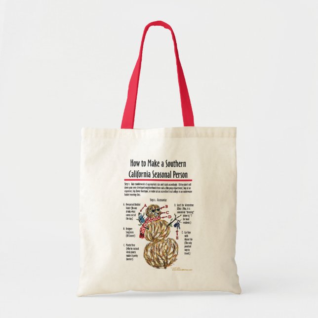 Sac à personne saisonnier de Californie du Sud (Devant)
