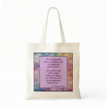 Sac à provisions avec citation de Ste Hildegard de