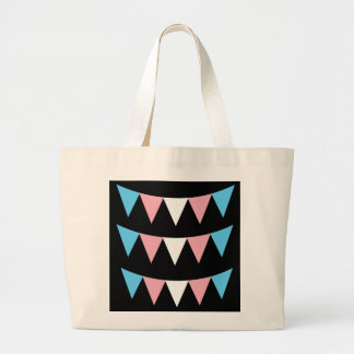 Sac à provisions avec drapeau de fierté Trans
