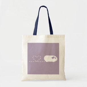 Sac à provisions de cobaye de coeur de Pooping