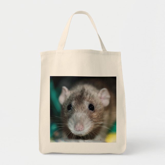 Sac à provisions de fantaisie de rat d'abruti (Devant)