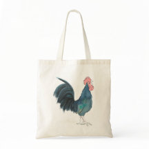 Sac à provisions de jeune coq de cocorico