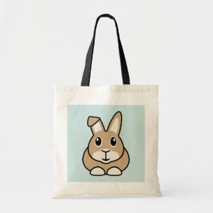 Sac à provisions de lapin de bande dessinée