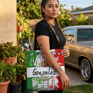 Sac à provisions drapeau mexicain Mexique