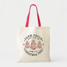 Sac à provisions pour sapin de Noël fraîchement co
