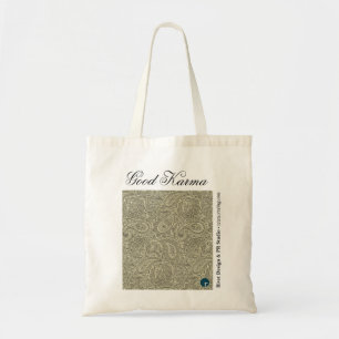 Sac à provisions réutilisable de bon karma, Tan
