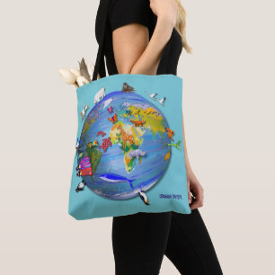 Sac à provisions réutilisable - turquoise - la