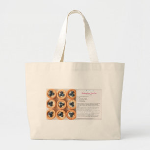 Sac à recette de bleuet recto-verso