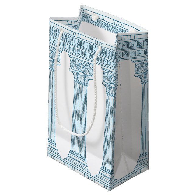 Sac à thème fête à Toga avec motif de méandre grec (Devant Angle)