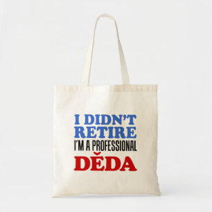 Sac À Tote Deda Tchéque Grand-Père Je Ne Suis Pas 