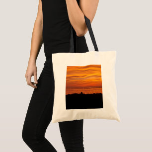 Sac à Tote en Toile du Crépuscule de l'Île Jeju Co
