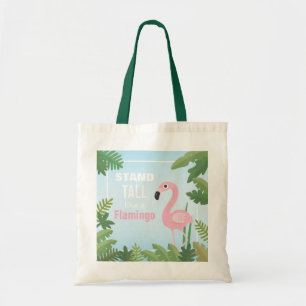 Sac à Tote Flamingo Branché Tiens-toi Droit