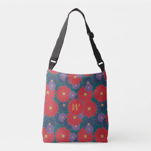 Sac à tout-sur-impression floral à automne scintil