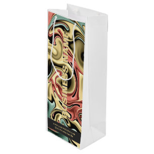 Sac à vin en papier personnalisé pour entreprise d