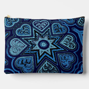 Sac Accessoire Coeurs Bleus & Étoiles