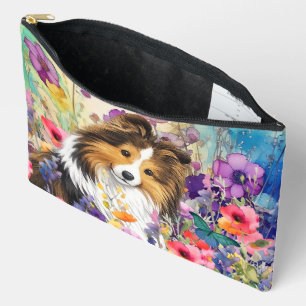 Sac Accessoire Grand - Sheltie Sable JARDIN ZEN