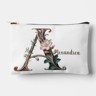 Sac Accessoires Lettre A Aquarelle Art Nouveau