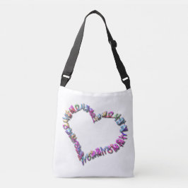 SAC AJUSTABLE カラフルなサランヘヨでハートを描きました
