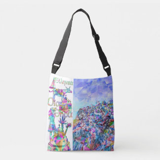 SAC AJUSTABLE ギリシア　サントリーニ島 街の絵