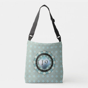 Sac Ajustable 19e anniversaire du Mariage Acquamarine