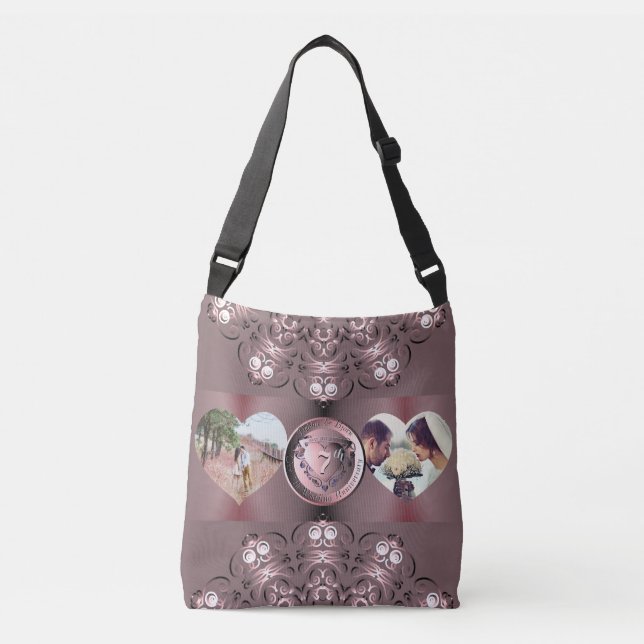 Sac Ajustable 2 Photos, 7ème anniversaire du Mariage de cuivre (Devant)