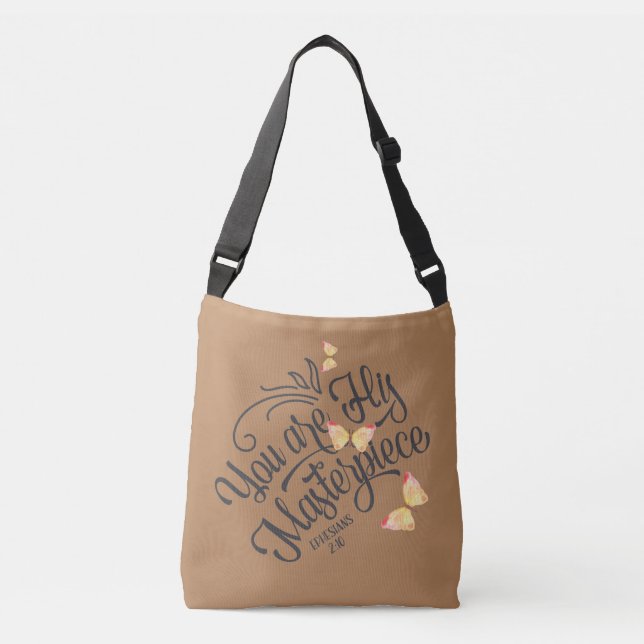 Sac Ajustable 2h10 mignon d'Ephesians de citation de bible avec (Devant)