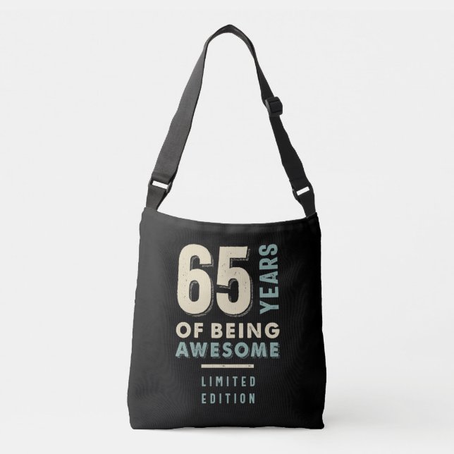 Sac Ajustable 65 ans d'être génial - 65e anniversaire (Devant)