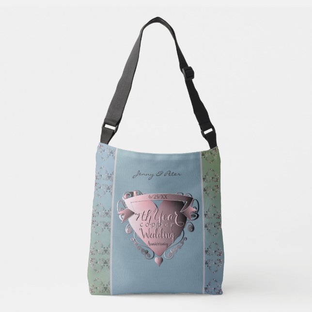 Sac Ajustable 7e anniversaire Mariage de cuivre (Devant)