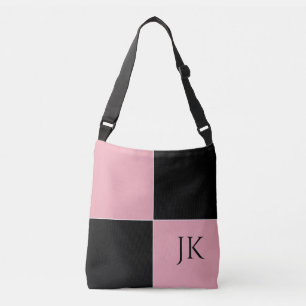 Sac Ajustable À carreaux rose et noir 
