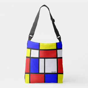 Sac Ajustable Abrégé sur jaune bleu rouge blanc de modernisme